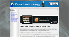 Desktop Screenshot of lego.brickinstructions.com